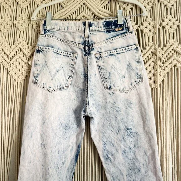 Mother Denim Pink Wash High-Waisted Rider Ankle Jeans Size 26 NWT - Picture 11 of 15